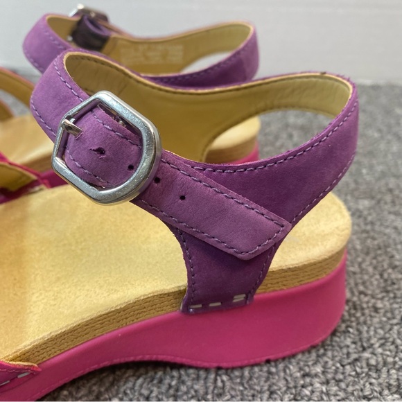 Dansko Roxie Women's Sandals Rainbow Milled Nubuck Strappy Comfort Vibrant 37 - Picture 5 of 10